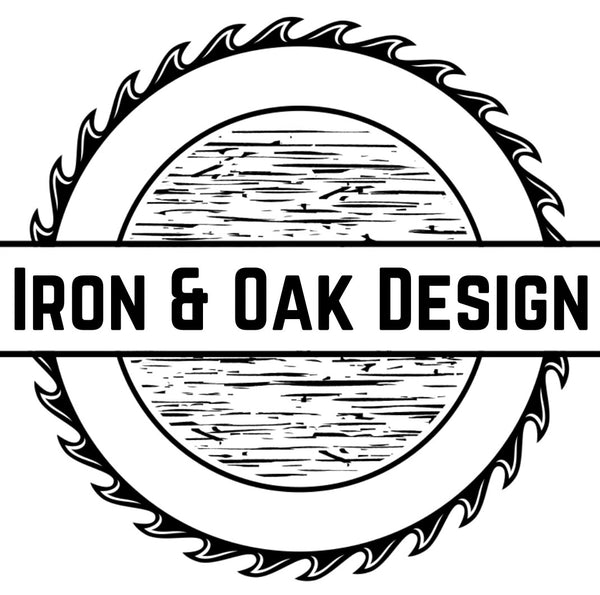 Iron and oak design 