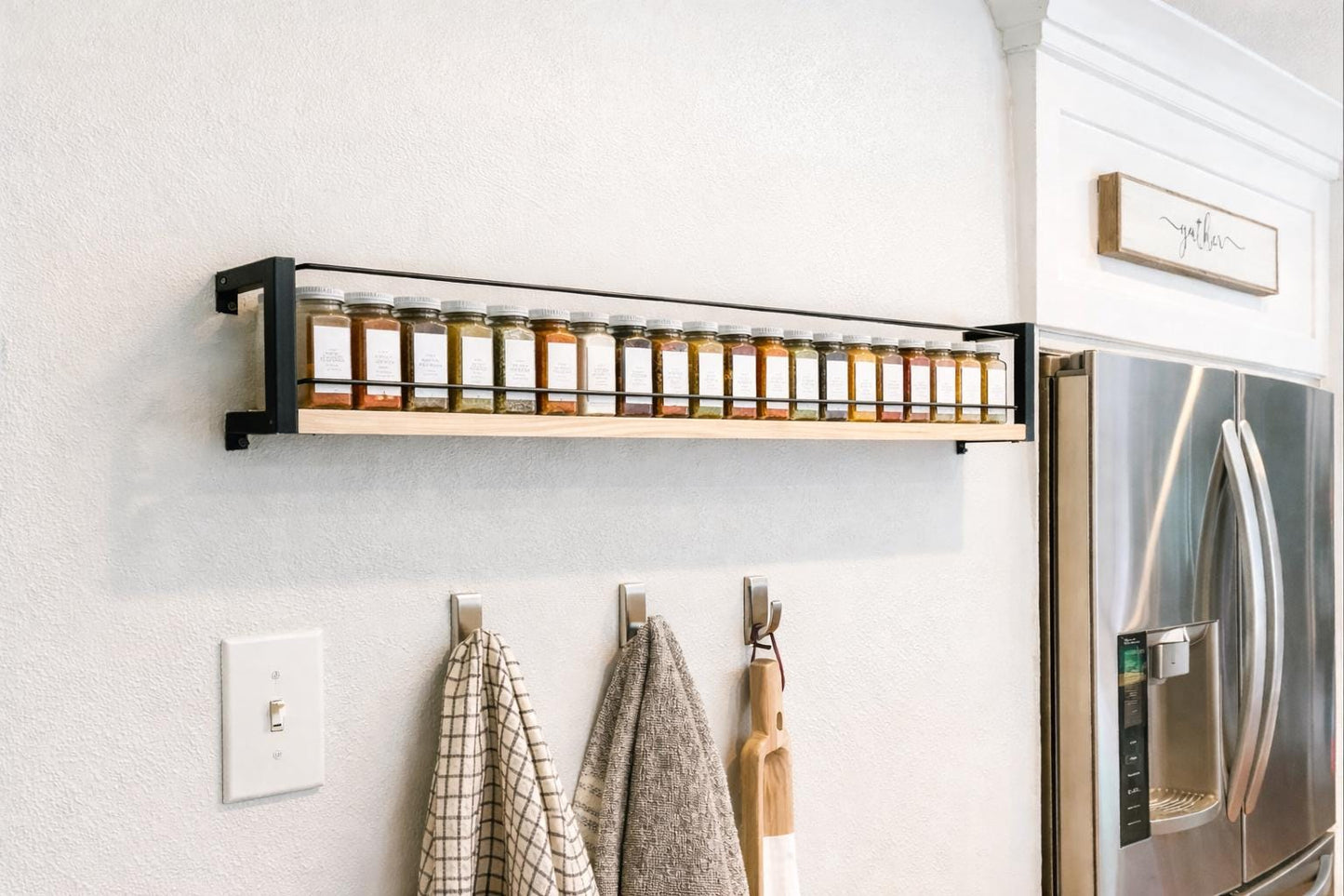 One shelf Hanging Spice rack